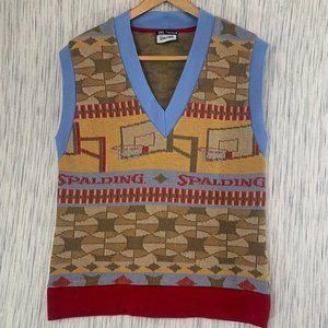 ZARA x Spalding Jacquard Knit Vest